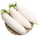Dongdong Maicai, fresh white radish, freshly dug, crispy, sweet, supermarket fresh and fat-reduced vegetables, fresh white radish 2Jin Jin is equal to 0.5kg, including box
