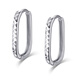 Wanfulong PT950 platinum earrings, platinum earrings, earrings, wheels, a pair of birthday gifts for girlfriend and wife, PT platinum 950, one thing, one certificate, one pair 2.39g