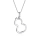 Wanfulong Gourd Platinum PT950 Pendant Fulu Platinum Necklace Single Women's Model as a Birthday Gift for Girlfriend and Wife Platinum PT950 Chinese Style Gourd Pendant 1.9g