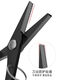 Titanium-plated manual scissors, PE line, lead-covered fishing line, strong horse sharpness, stainless steel lure small scissors, multi-functional fishing line scissors - titanium-plated black scissors - 1 pair