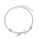 Wanfulong platinum bracelet women's PT950 smile bracelet niche gourd chain platinum gift for girlfriend 11.93g 20cm