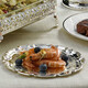 Queen Anne Round Pallet Dim Snack Breakfast Fruit Plate Imported Silverware Luxury Small Chiben Middle Chiben Large Chiben Tray Large Chiben Tray (0/6180)