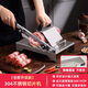 PINYU 304 stainless steel meat slicer, fat beef and mutton roll slicer, household meat cutting artifact, meat roll guillotine and meat slicing machine