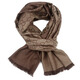 Gucci (GUCCI) Double G double-sided woven pattern, tassel shawl, wool scarf, same style for men and women, New Year gift for couples, light brown color 165904-3G646-9664