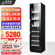 BAIKAILUN red wine cabinet constant temperature wine cabinet household large capacity can be embedded in the living room refrigerator glass door frost-free wine cabinet villa wine cabinet tea preservation cabinet beer and wine display cabinet 1.9 meters high dual temperature ice bar + red wine 300L thick section