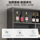 Yusenyi Wine Cabinet Partition Cabinet Home Wall Porch Simple Entry Door Shoe Cabinet Integrated Living Room Sideboard Cabinet Storage Cabinet Includes Entry Four Doors 160 Milk Tea Color