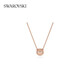 Swarovski (SWAROVSKI) Stilla Round necklace pendant light luxury niche gifts for girlfriends rose gold plated 5636272