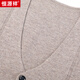 Hengyuanxiang 100% wool suit vest men's cardigan sleeveless vest sweater HJ189 Navy 180/96A