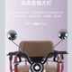 Flying Pigeon electric tricycle double-row electric tricycle for the elderly to pick up and drop off children for leisure electric tricycle national standard C6 1000W72V24A black gold 6 batteries about 110 miles