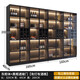 Zhong Zhanggui wine cabinet display cabinet household glass wine cabinet living room wall custom light luxury storage cabinet 2025 new sideboard installation included 0 level 1.8 thickened plate eight door wine compartment 320x40