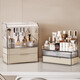 Miling cosmetics storage box dust-proof large-capacity desktop dressing table lipstick skin care products acrylic storage rack A transparent transparent dust-proof three-layer lipstick box