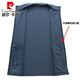 Pierre cardin (pierre cardin) middle-aged and elderly spring and summer thin coat ice silk sunscreen clothes spring and autumn men's casual middle-aged dad jacket windbreaker 829 medium gray 4XL [recommended 160-175 Jin [Jin equals 0.5 kg]]