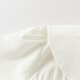 DAVE&BELLA girls' shirts 2026 spring new style medium and large children's white shirts, stylish children's tops, little girls' bottoming shirts, white, in stock, 120 cm (recommended height 110-120cm)
