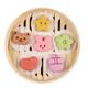 Qiao Bo Lai Cartoon Bear Rabbit One-Bread Steamed Bread Mold Animal Pattern Noodles Pasta Pastry Baby Non-staple Food Baking Heart Spring Style 3-piece Set