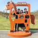 Shangyi Cartoon Horse Photo Frame Check-in Device Mall New Year's Display Decoration Year of the Horse Internet Celebrity Check-in Point Interactive Drainage Ornament Customized Consultation