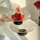 Summer Light Luxury Glass Dried Fruit Storage Box Living Room Tea House Front Desk Candy Tray Nut Snack Display Tray