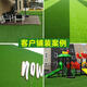 Simulated turf artificial turf carpet outdoor green floor mat kindergarten football field mat artificial fake turf 2 cm thickened spring grass 0.5 m * 0.5 m long