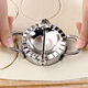 Home KATEI STORY Japanese Dumpling Maker 304 Stainless Steel Dumpling Making Artifact Food Grade Dumpling Mold Special Gadget for Dumpling Clip Dumpling Maker - Diameter 7.5cm 1 Pack
