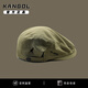 Kangol official spot retro newsboy hat female beret seaside travel forward hat painter black one size fits all 56-60cm) one size