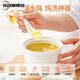Tuojin Jingdezhen Ceramic Pure White Soup Cup Home Hotel Bird's Nest Stew Cup Steamed Egg Bowl Water-proof Small Soup Pot Stew Pot Yayu Stew Cup (Small and Exquisite 315ml)