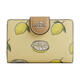 COACH Corner Zip Lemon Print Coated Canvas Wallet Medium Women's Multicolor Multicolor 1 Multicolor 2