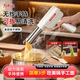 Home-use fully automatic electric handheld noodle machine. Charging is convenient and practical. New portable artifact. Stainless steel charging model (5 kinds of molds) comes with enema measuring cup.