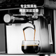 ZZUOM coffee machine semi-automatic grinding integrated small fully automatic household coffee grinder Italian American espresso 20Ba high pressure extraction pre-soaking strong steam adjustable milk frothing color screen one-button intelligent extraction 20Bar/grinding integrated