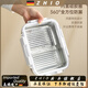 ZHIO German imported quality 316 stainless steel dumpling freezer box wonton refrigerator storage tray food preparation plate sealed and kept 3200/m/l true 316/L sealed and kept fresh