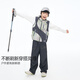 Onmygame children's lightweight outdoor water-repellent vest 26 spring new style hooded top for boys and girls, navy blue 140