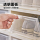 LINGX BOX Sporadic Box Transparent Shoe Box Drawer Storage Box Thickened Large Shoe Rack Shoe Artifact Storage Cabinet Simple Shoe Cabinet Storage Box Ivory White Thickened Medium 1 Pack