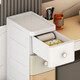 JD Logistics Furniture Crack Storage Cabinet Drawer-type Storage Rack Bathroom Kitchen Narrow Storage Cabinet 25cm Width Pure White 6 Layers