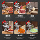 Jinbo Xi Sausage Stuffing Machine Household Manual Meat Mincer Homemade Sausage Stuffing Tool Hand Stirring Stuffing and Shredded Vegetables Commercial Meat Grinder No. 10 Standard Sausage Without Blades