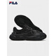 FILA Mars 4 S mesh retro running shoes men's shoes 2025 winter new dad shoes breathable sports shoes black/grey black/grey-BP 40.5