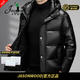 JASONWOOD luxury high-end brand glossy down jacket men's 2025 winter thickened cold-proof business casual bread jacket high-end black ready stock winter 2XL