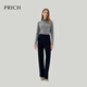 PRICH Temperament Simple Slim Slim Drape Suit Pants 2025 Winter New Commuting High Waist Suit Pants Women 59 Navy Blue M 165