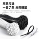TYO national standard black and white cable ties, industrial grade nylon cable ties, black and white, multi-size optional straps, 3*150 (width 2.5mm)-100 pieces, white