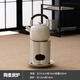Initial conception of carbon stove for tea making, charcoal stove, wind stove, tea making set, ceramic kettle, health preserving pottery pot, retro kung fu tea stove, outdoor lifting kettle + carbon stove, default item