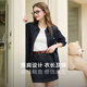 Tricolor 100 cotton 2026 spring new retro washed denim shirt loose long-sleeved shirt top M deep sea blue M 160/84A