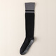 Skingcond Japanese sports pressure calf socks fitness Pilates long-tube anti-slip women's yoga socks velvet cotton full-length anti-NBG2 dark gray one-size-fits-all muscle pressure sports socks