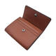 COACH9 Classic Brand Snap Cowhide Wallet Regular Men's Brown Default Basic Pack (Bag + Dust Bag)