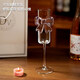 Siganu crystal champagne glass gift box high-value wine glass pair 1 butterfly champagne glass