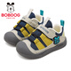 BOBDOG Children's Shoes Children's Baby Shoes 2026 Spring New Children's Soft Soled Toddler Shoes Boys' Functional Shoes Beige/Navy Blue 25 Suitable for Feet Length 14.5CM