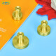Gaobangtai Kabinettstürhandle moderne einfache Schublade Kleiderschrank Weinkabinett Türgriff mittelgroße europäische und amerikanische Single -Loch -Hardware -Hardware GBT12188 Durchmesser 25mm
