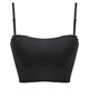Duoqingmao (DUOQINGMAO) tube top bra for women with small breasts, push-up bra and beautiful back 2025 new one-piece camisole bra black black S (32_70ABC)