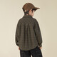 Duojia Literary Temperament Boys' Shirts Children's Spring and Autumn Casual Versatile Jackets Medium and Large Children's Pure Cotton Plaid Shirts