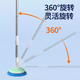 Shantou Lincun German electric mop wireless household cleaning window glass mopping car wash multifunctional long handle cleaning machine dark blue + retractable rod + 360 rotation + 2 mop heads