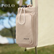 POLO shoulder bag women's drawstring pocket bag large capacity mobile phone bag women's sports shoulder bag water cup bag large opening crossbody bag