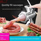 Tuojin German imported quality sausage machine manual meat grinder household multi-functional meat grinder pepper sausage artifact enema only enema No. 8 Jun daughter-in-law sausage machine model 4 basic model