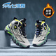 Qibohui (7-PE) winter velvet windproof boys' large cotton shoes 2025 youth fashion warm anti-slip children's sports shoes for middle and large children