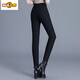 Early diameter winter lamb velvet cotton trousers for women's outer wear plus velvet thickened women's leggings high waist Northeast cold-proof extra thick thermal pants black lamb velvet cotton pants L recommended 80-100 Jin Jin equals 0.5 kg